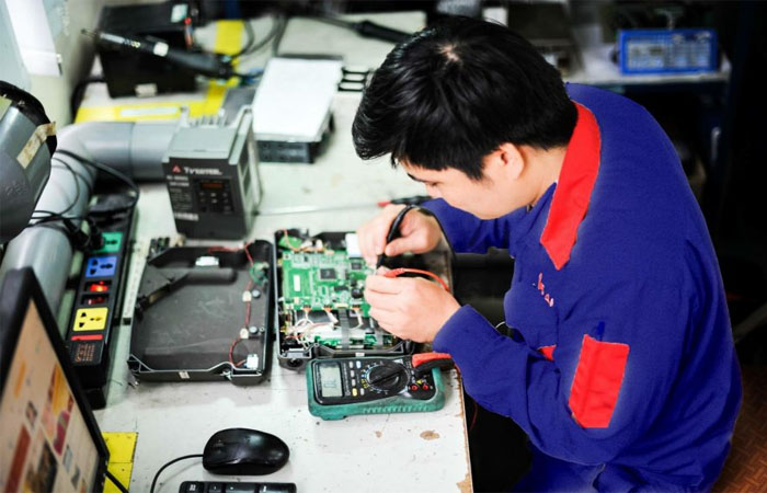 Sửa chữa cân sàn điện tử tại kho xưởng